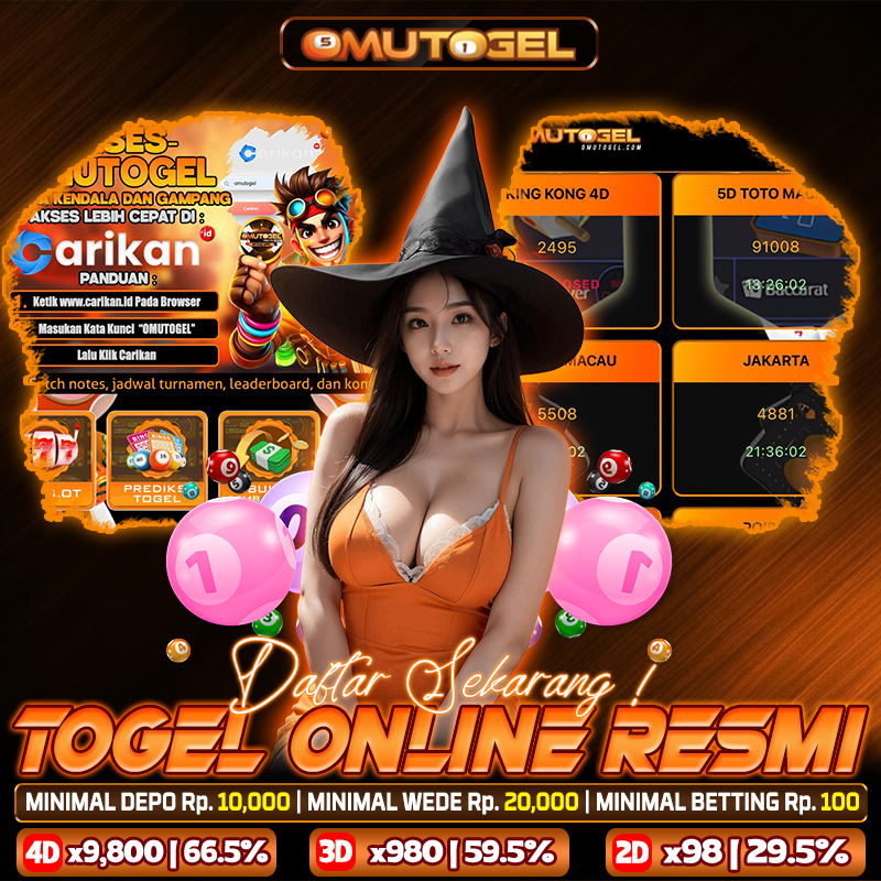 OMUTOGEL | Bandar Togel Online Resmi dengan Result Real-Time & Pembayaran Instan image 1